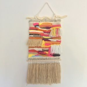 Boho Woven Wall Hanging Tapestry Multi Color